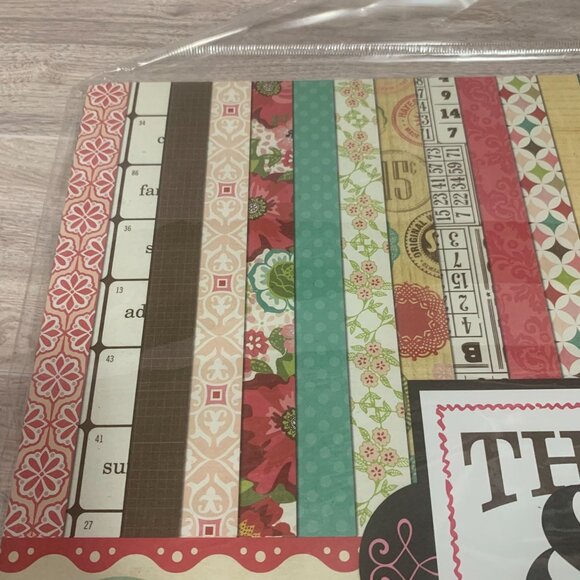 Echo Park "This And That" Papercraft Scrapbooking Junk Journaling Kit - Picture 6 of 7